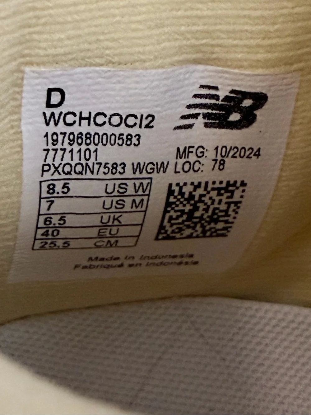 💠 NWT New Balance Coco CG2 Tennis Shoes Yellow Navy Size 8.5W Wide